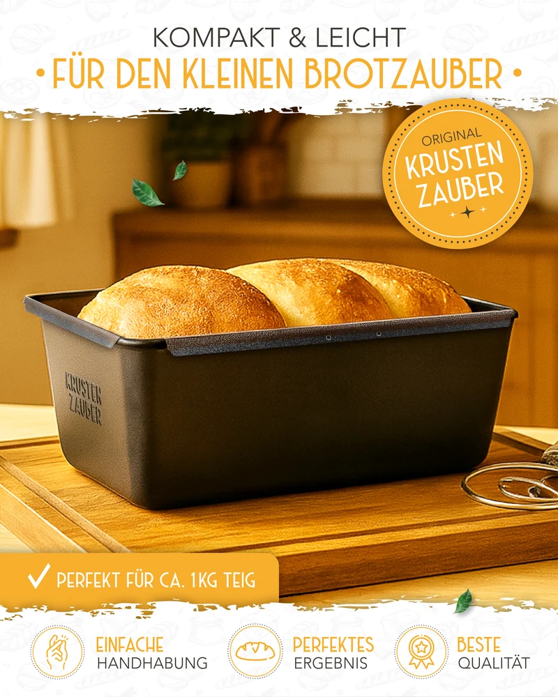 Kohlenstoffstahl Brotbackform mit Deckel