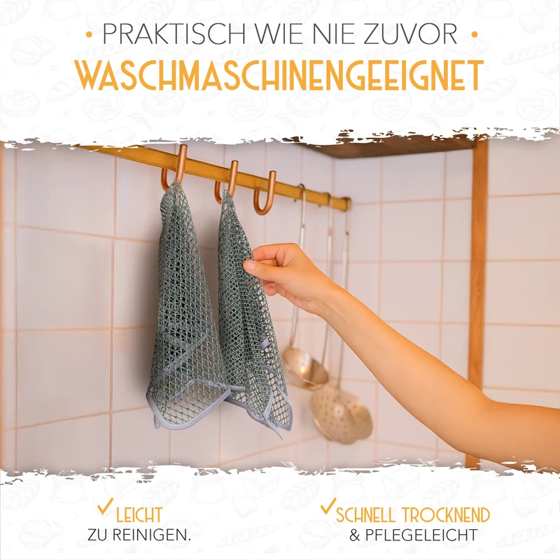 2er Set Teigreinigungstücher