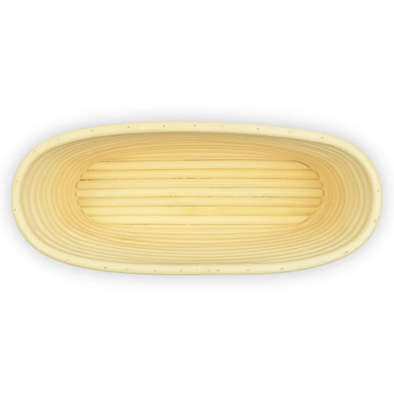 Emaille Brotbackform 28cm mit Deckel und Gärkorb