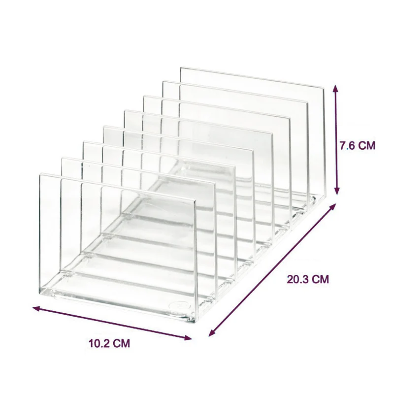 Make-up-Paletten-Organizer transparent iDesign - Sarah Tanno
