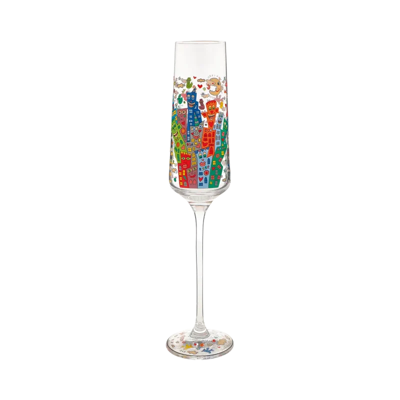 2 Sektgläser mit Künstlermotiven "My New York City" im Set