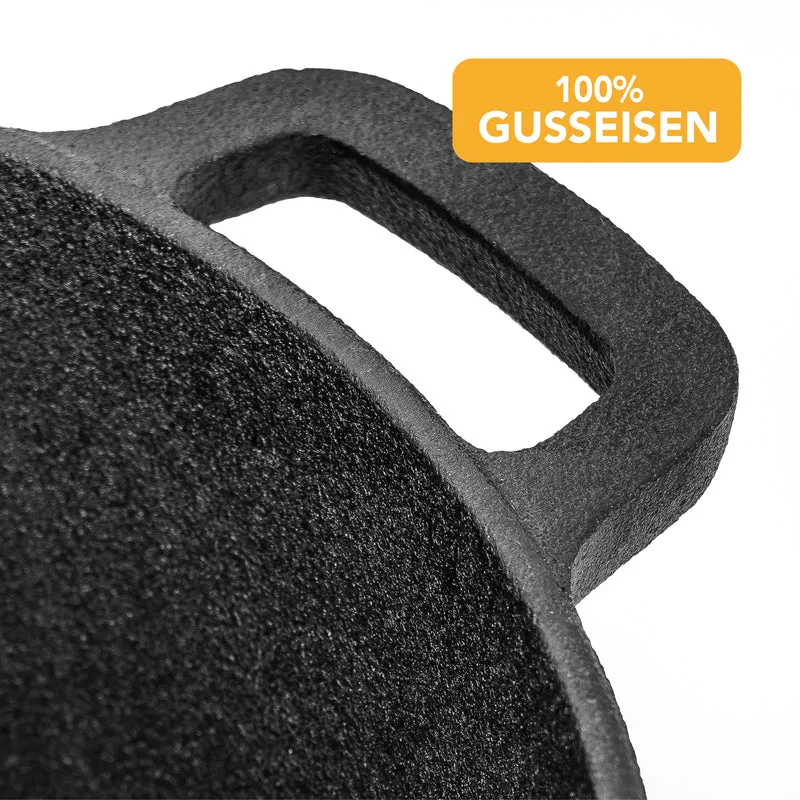 2-in-1 Gusseisen Brotbacktopf 4,7l mit Deckel und Gärkorb