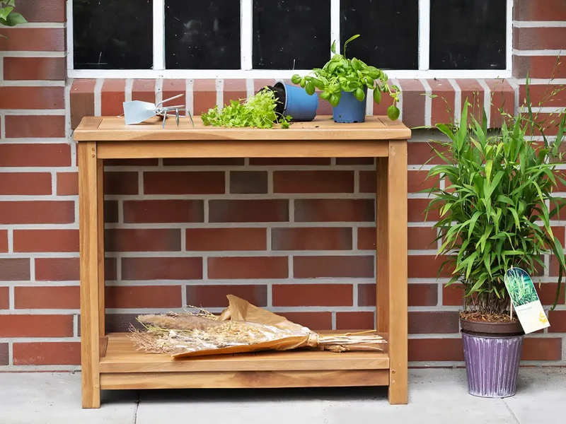 Garten Arbeitstisch