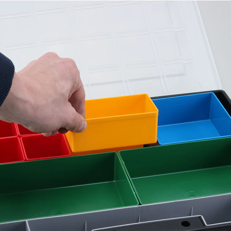 Sortimentskasten mit individuellen Sortierfächern Allit