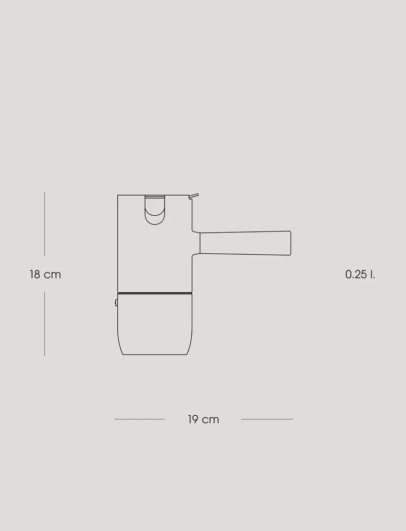 Collar Espressozubereiter 0.25 l.