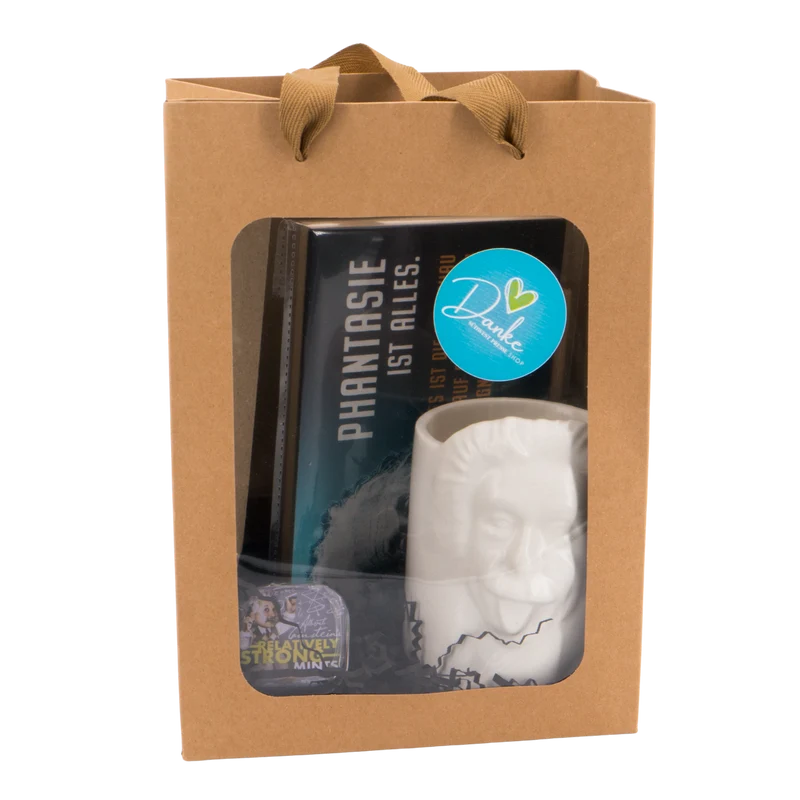 Geschenkset Einstein „Phantasie ist alles“