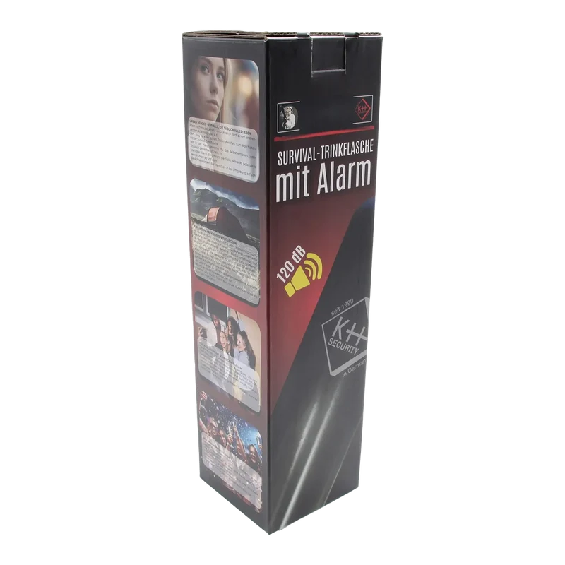 Trinkflasche mit Alarm