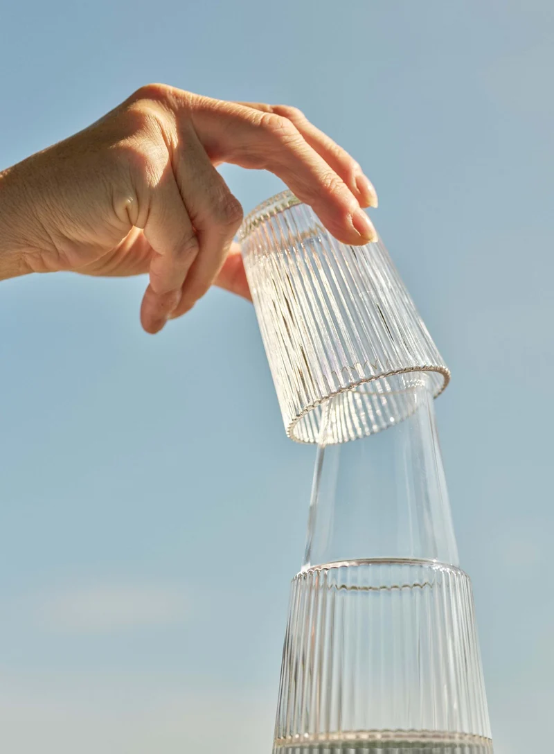 Pilastro Karaffe mit Glas 1 l.