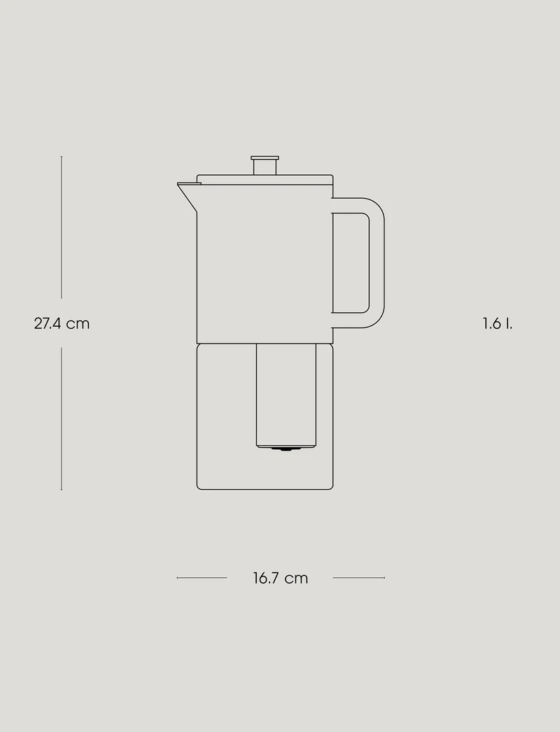 Brus Wasserfilterkanne 1.6 l.
