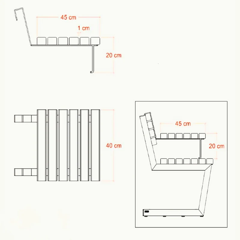 Gartenbank ‘Relax’ | L 150 x B 63,5 x H 82/46 | ThermoWood® oder schwarz | verschiedene Ausführungen | Beschläge feuerverzinkt | schwarz lackiert | Made in Europe