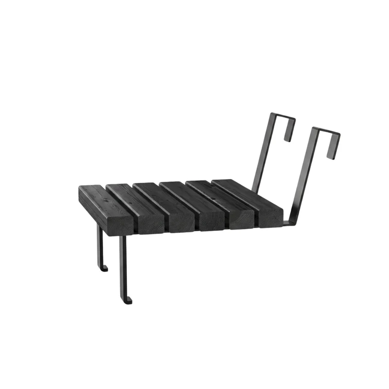 Gartenbank ‘Relax’ | L 150 x B 63,5 x H 82/46 | ThermoWood® oder schwarz | verschiedene Ausführungen | Beschläge feuerverzinkt | schwarz lackiert | Made in Europe