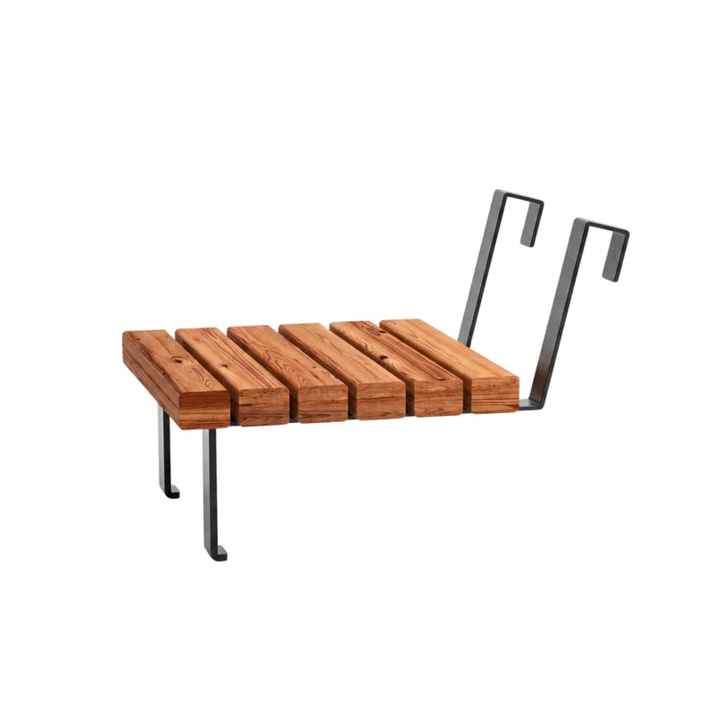 Gartenbank ‘Relax’ | L 150 x B 63,5 x H 82/46 | ThermoWood® oder schwarz | verschiedene Ausführungen | Beschläge feuerverzinkt | schwarz lackiert | Made in Europe