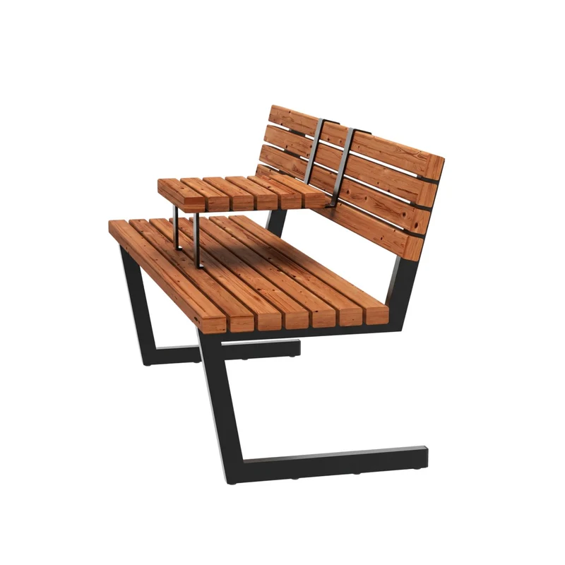 Gartenbank ‘Relax’ | L 150 x B 63,5 x H 82/46 | ThermoWood® oder schwarz | verschiedene Ausführungen | Beschläge feuerverzinkt | schwarz lackiert | Made in Europe