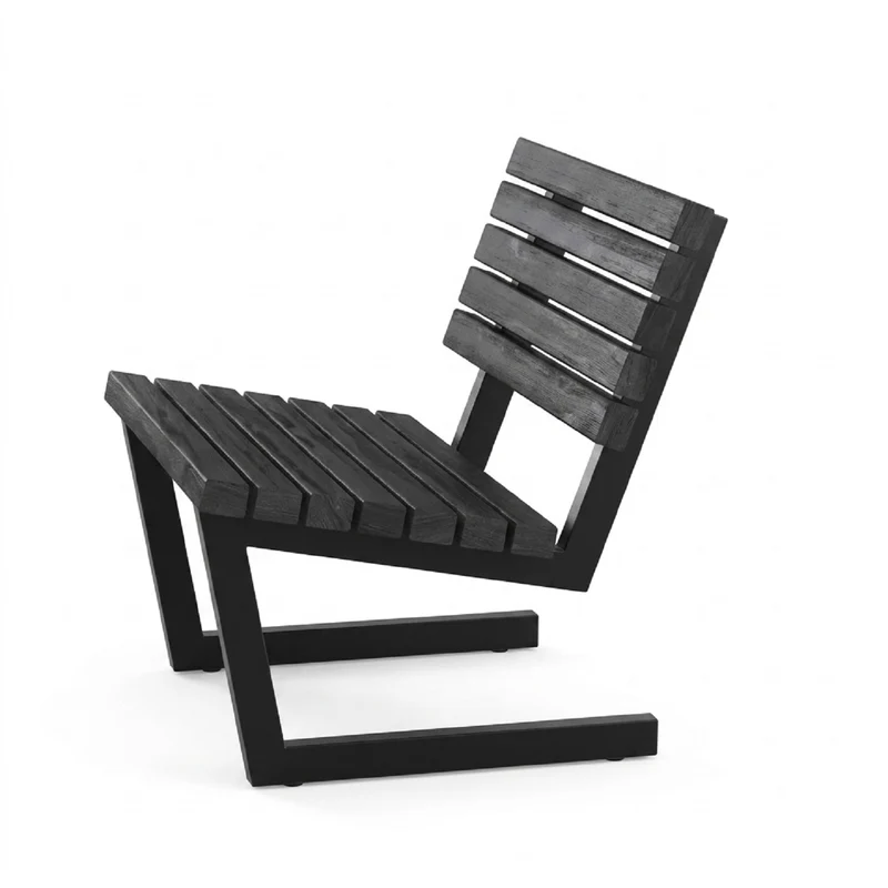 Gartenmöbel 'Siesta Living' | ThermoWood® | schwarz | verschiedene Ausführungen | verzinkter Stahl | Holz fungizidbehandelt | | Made in Europe