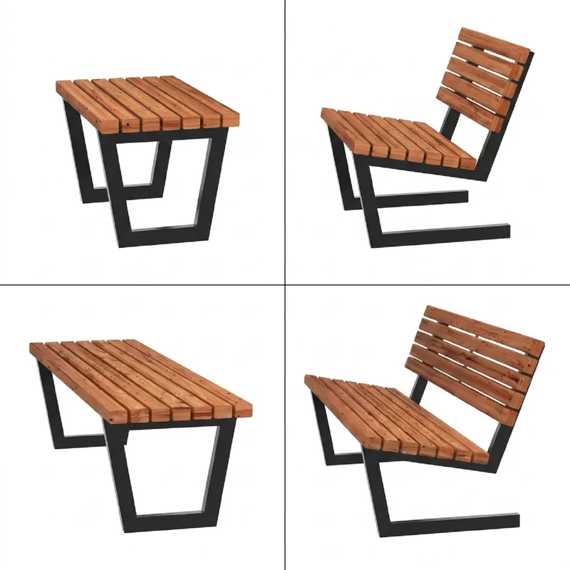 Gartenmöbel 'Siesta Living' | ThermoWood® | schwarz | verschiedene Ausführungen | verzinkter Stahl | Holz fungizidbehandelt | | Made in Europe