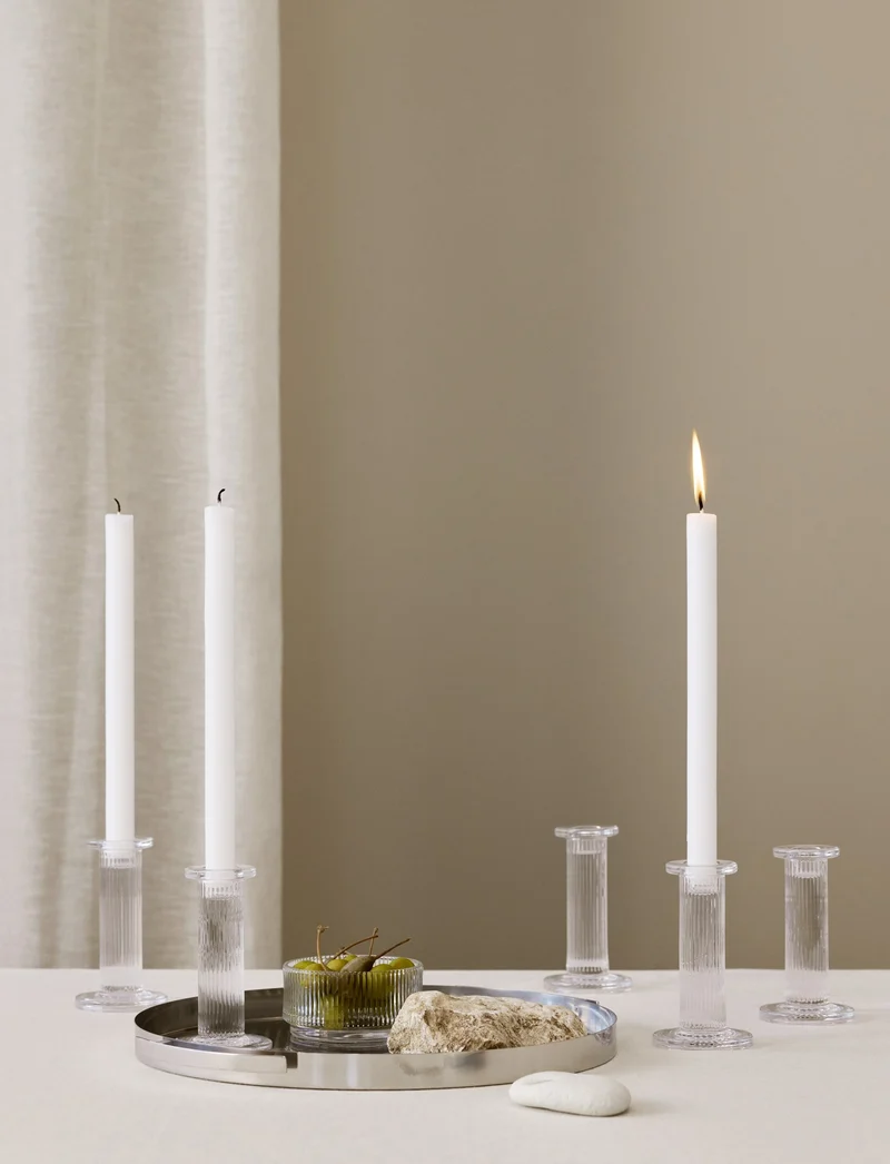 Pilastro Kerzenständer H 13 cm 2 St