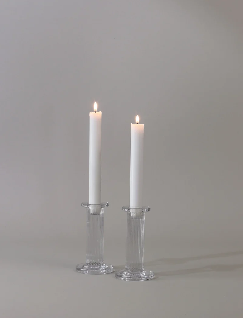 Pilastro Kerzenständer H 13 cm 2 St