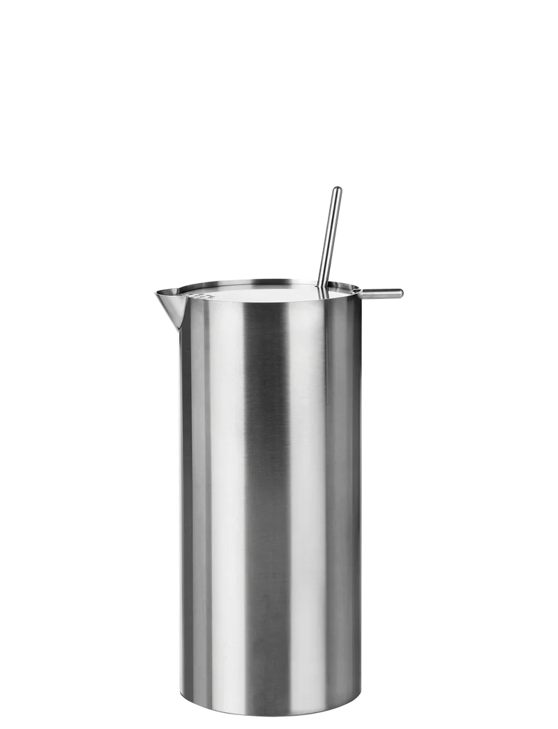 Arne Jacobsen Barmixer mit Sieb und Barlöffel 1 l.