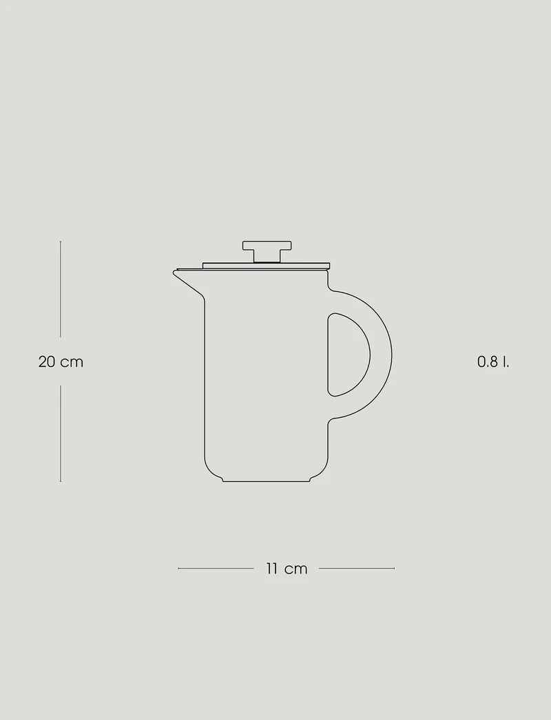 Theo Pressfilterkanne 0.8 l.