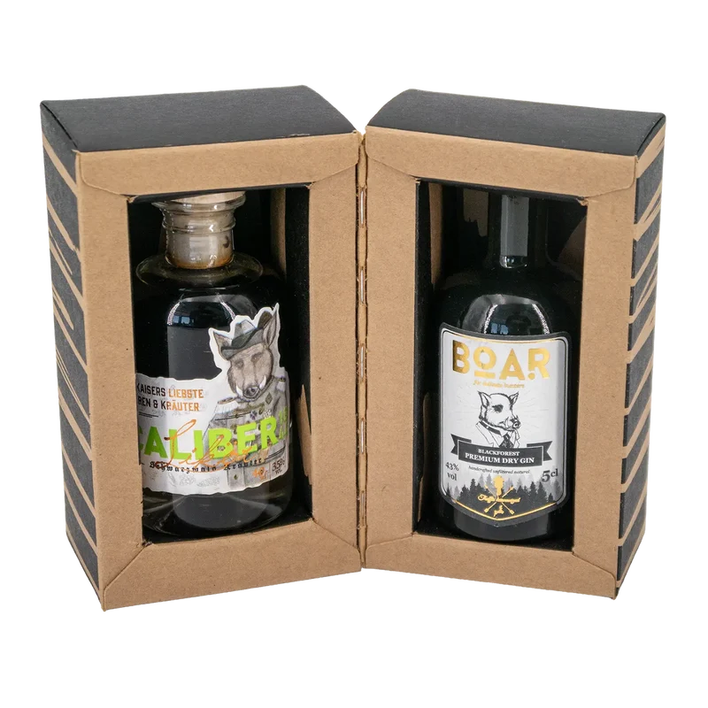 Gin-Miniatur-Geschenkbox 'BOAR GIN®'