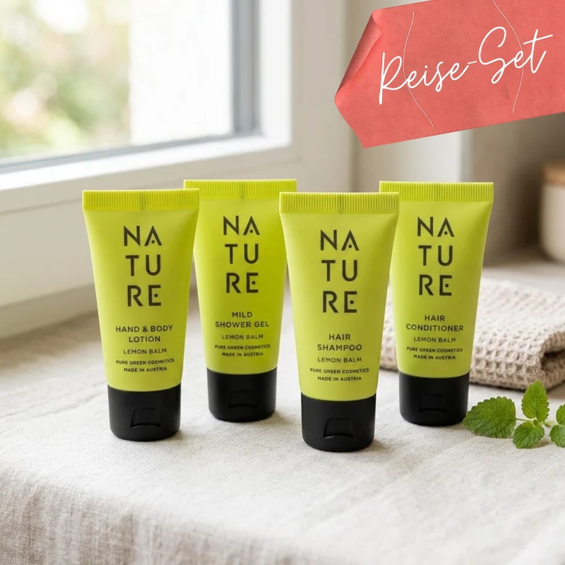 4er-Set 'Reise' | Lemon Balm | Kunststofftuben | 30 ml | tierversuchsfrei | vegan | Kunststofftube | Made in Austria