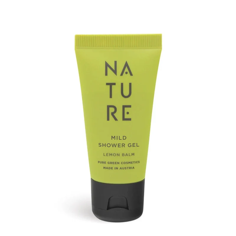 Mild Shower Gel 'Lemon Balm' | 30 ml | tierversuchsfrei | vegan | Kunststofftube | Made in Austria