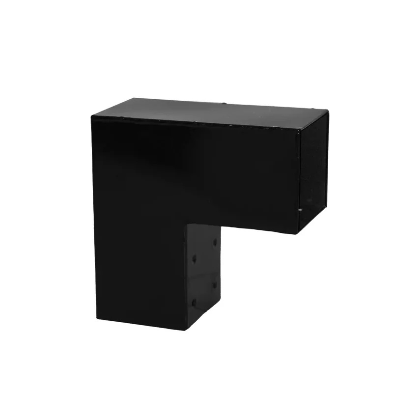 Pergola 'Arcade' | L 198 x B 189 x H 217 cm | Wandmontage | Holzpfosten | Beschläge feuerverzinkt | schwarz lackiert | Made in Europe