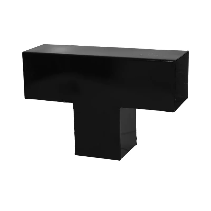 Schaukelgestell 'Cubic' | L 268 x B 9 x H 209 cm | 2 Schaukeln | Holzpfosten | Beschläge feuerverzinkt | schwarz lackiert | Made in Europe