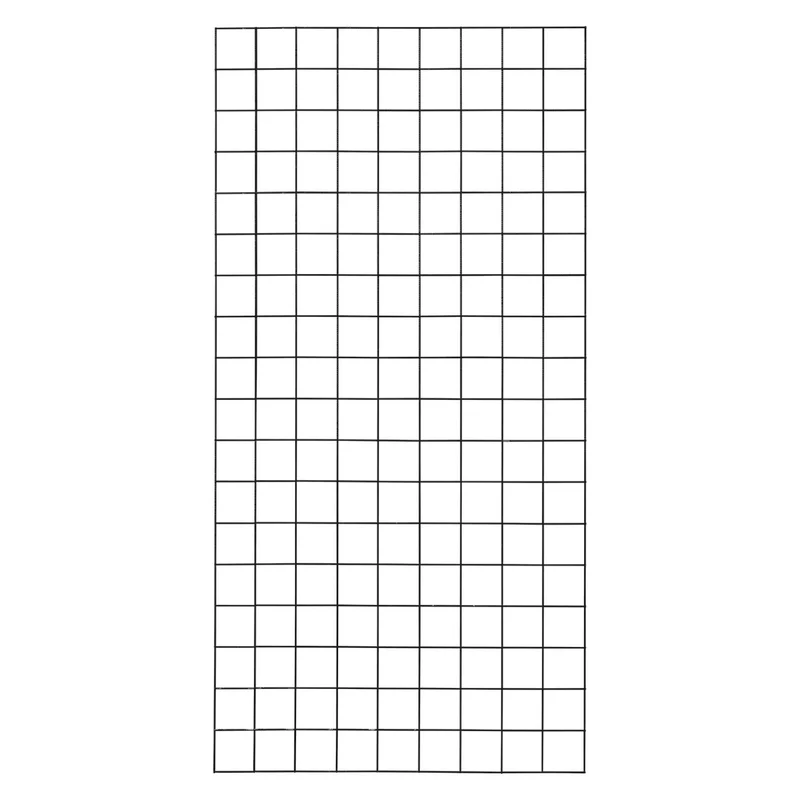 Pflanzenspalier 'Rosenportal' | L 198 x B 108 x H 208 cm | Wandmontage | Holzpfosten | Stahlgitter | Beschläge feuerverzinkt | schwarz lackiert | Made in Europe