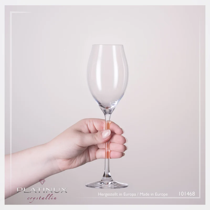 IMPERIAL glass Proseccogläser 230ml (max. 290ml) Set 2-Teilig "Havanna" Sektgläser aus Crystalline Glas Spülmaschinenfest