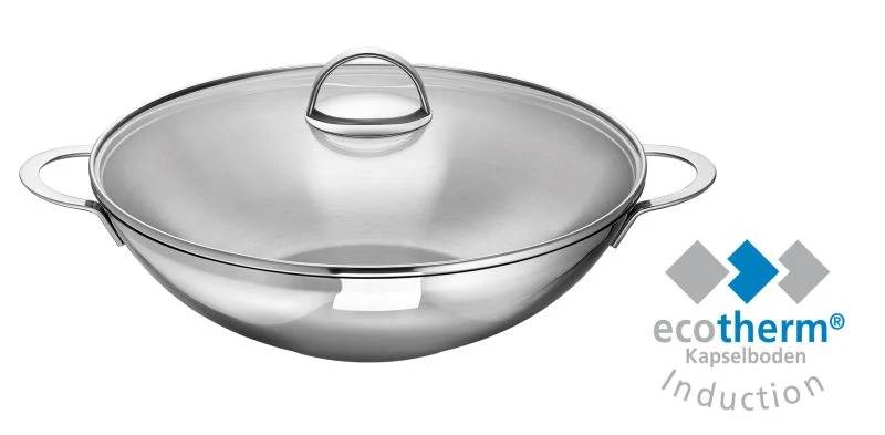 -Josef Schulte-Ufer- "Wave" Wok mit Ablagegitter, 32 cm, ca. 5,00l