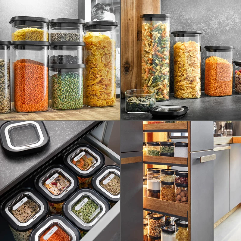-GEFU- "PANTRY" Vorratsdosen-Set, 4-teilig