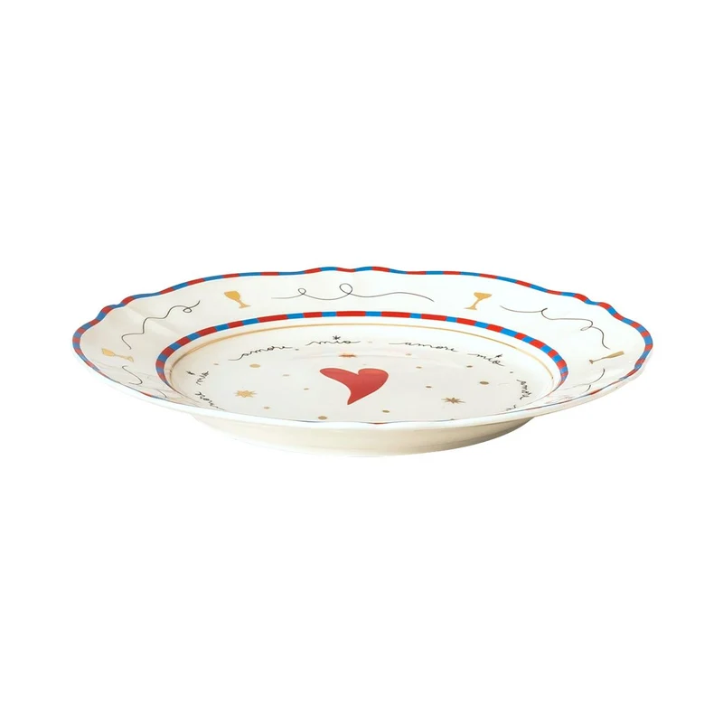 Bitossi Home Il Frutto della Passione Piatto Piano Cuore