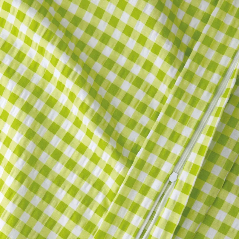 Soft Seersucker-Bettwäsche | Vichy Karo | inkl. Kissenbezug | 100% Baumwolle | 60°C waschbar | trocknergeeignet | bügelfrei | OEKO-TEX® zertifiziert