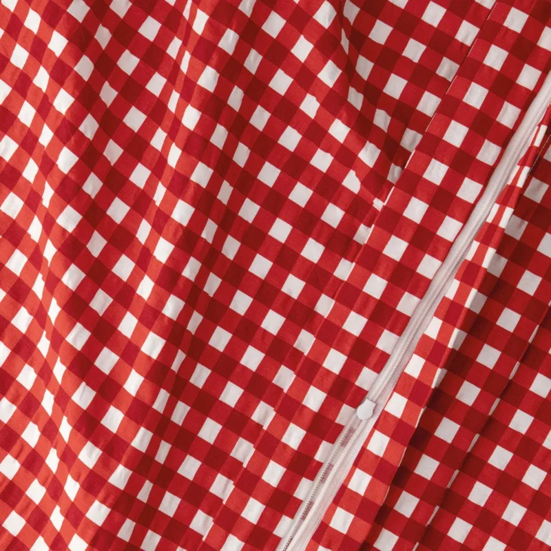 Soft Seersucker-Bettwäsche | Vichy Karo | inkl. Kissenbezug | 100% Baumwolle | 60°C waschbar | trocknergeeignet | bügelfrei | OEKO-TEX® zertifiziert