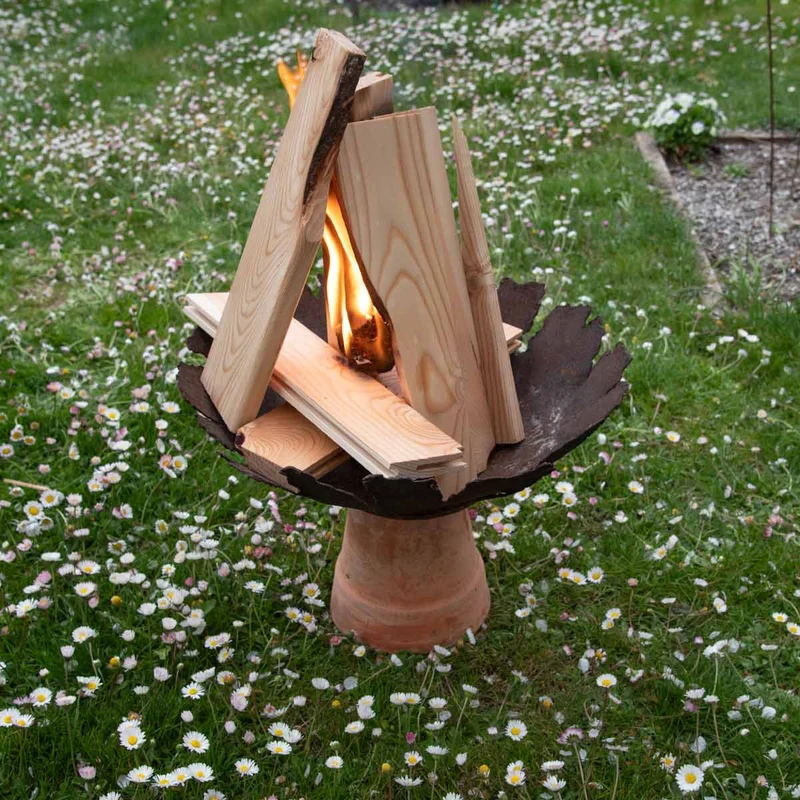 Anzünd- bzw. Grillholz in Lärche, 6 kg,| ofenfertig handlich verpackt | Feuerholz | Kaminholz | Top Qualität aus den Alpen