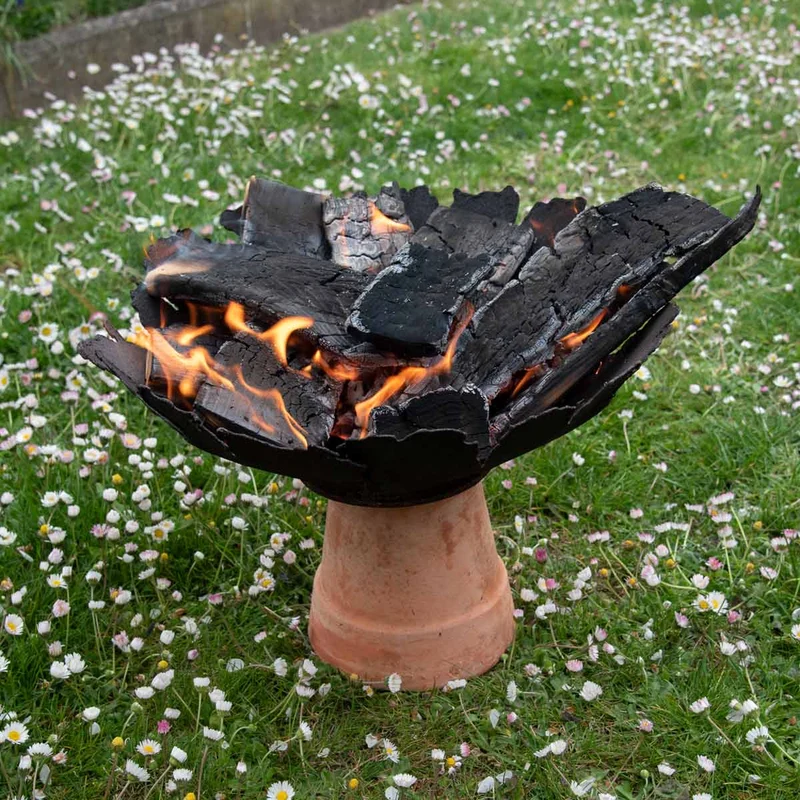 Anzünd- bzw. Grillholz in Lärche, 6 kg,| ofenfertig handlich verpackt | Feuerholz | Kaminholz | Top Qualität aus den Alpen