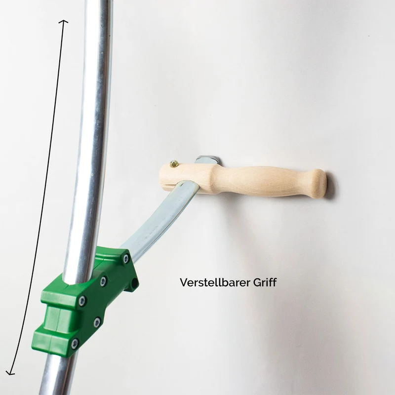 Set Gartensense inkl. Kupferkumpf & Wetzsteine - Sensenblatt 60 cm - Metall-Wurf 150 cm