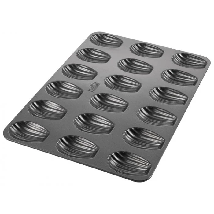 -RBV Birkmann- "Easy Baking" Bärentatzen-/Madeleines-Form 18Stück, Antihaftbeschichtung