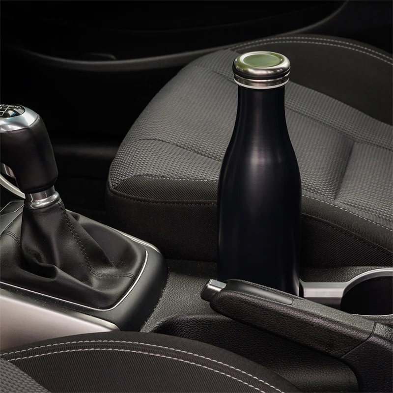 -Lurch- Isolier-Flasche Edelstahl 1Liter, in verschiedenen Farben