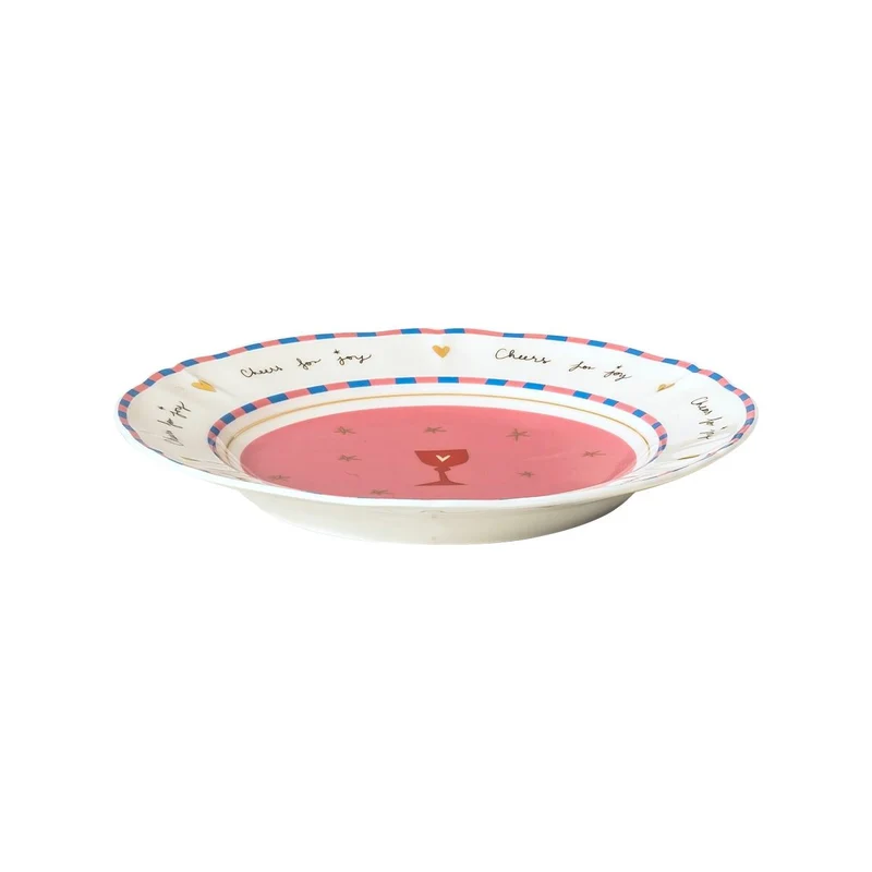 Bitossi Home Il Frutto della Passione Piatto Frutta Bicchiere