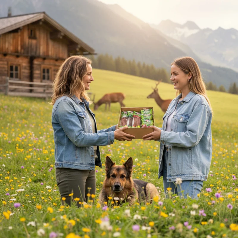 Genussbox 'Veggie' | 6 verschiedene vegane Würste | 390 g | im Geschenkskarton | Made in Austria