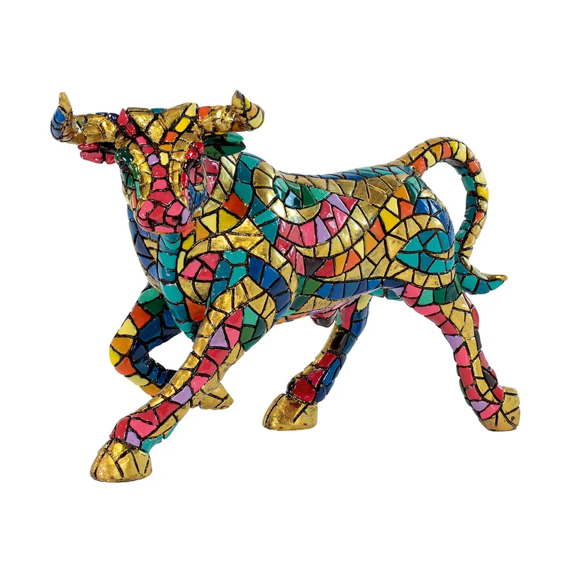 Mosaikfigur Stier "El Toro Mosaico"