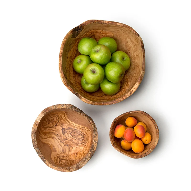 Schale Naturform aus Olivenholz – handgefertigt