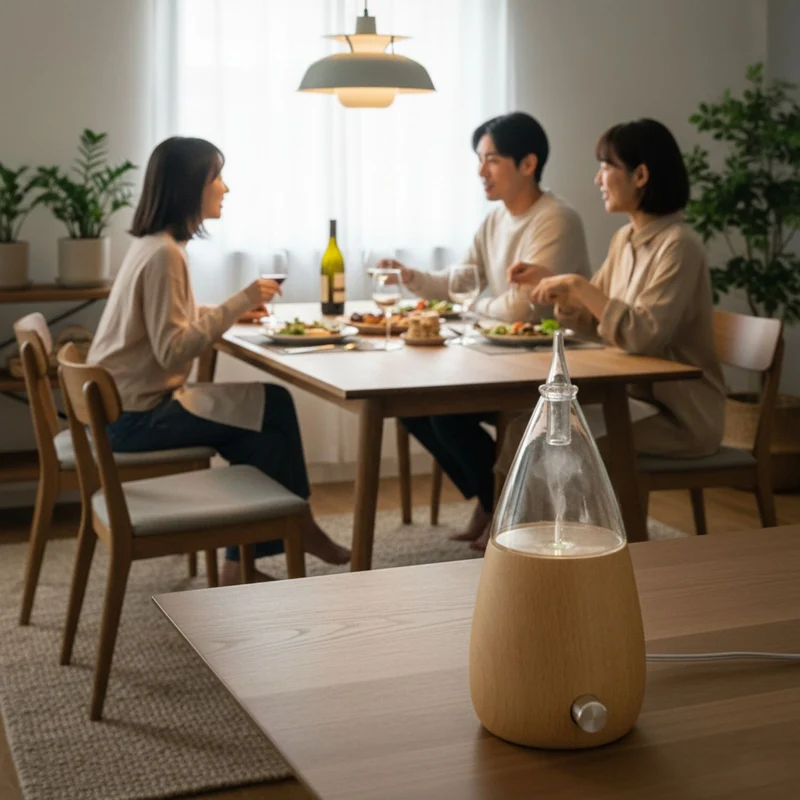 Aroma Diffuser 'Pur' | Holz | elektrisch | Luftdruckzerstäuber