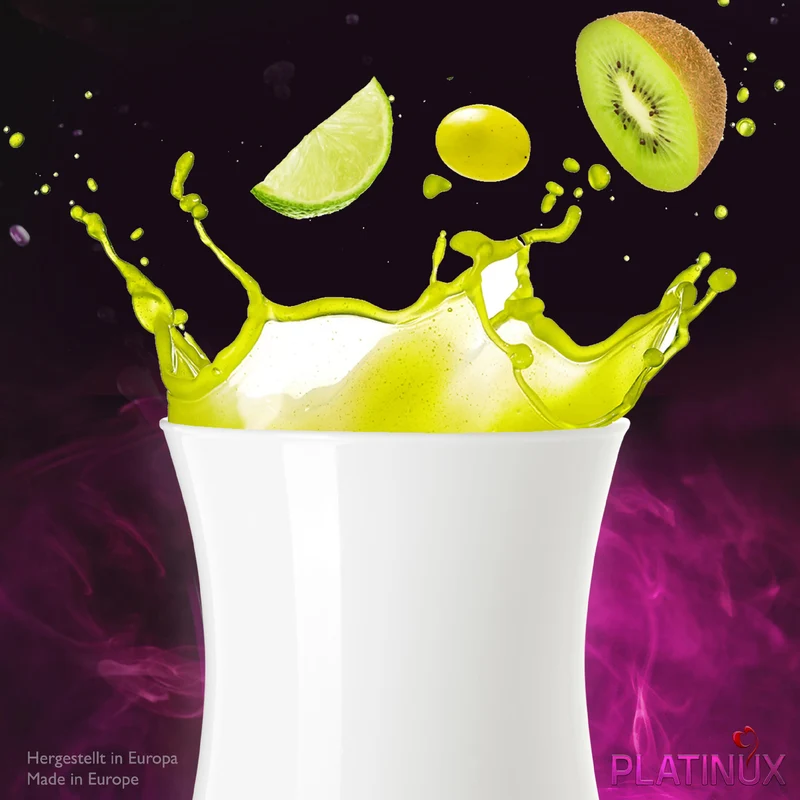 PLATINUX Weiße Cocktailgläser 400ml (max. 470ml) Set 6 Stück