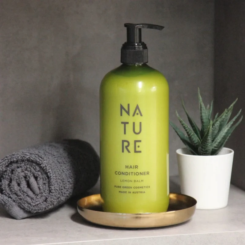 Hair Conditioner 'Lemon Balm' | tierversuchsfrei | vegan | Kunststoffgebinde mit Pumpfunktion | Made in Austria