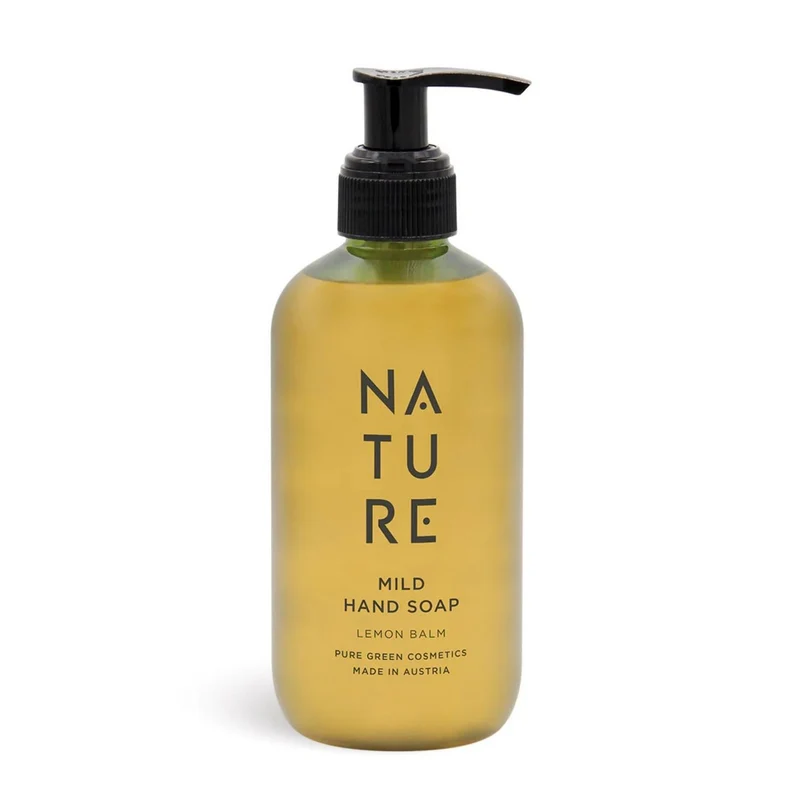 Mild Hand Soap 'Lemon Balm' | tierversuchsfrei | vegan | Kunststoffgebinde mit Pumpfunktion | Made in Austria