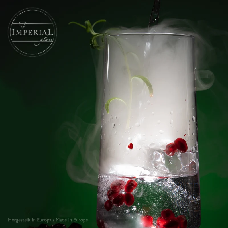 IMPERIAL glass Trinkgläser aus Glas 490ml (max. 550ml) Set 6 Teilig Wassergläser groß