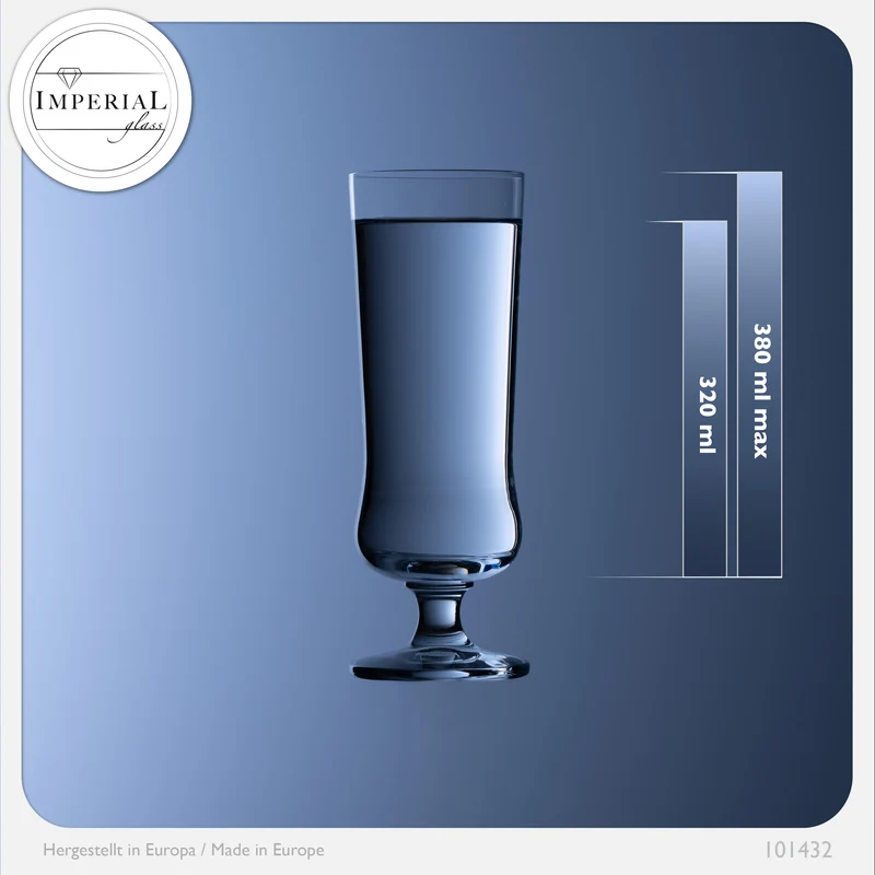 IMPERIAL glass Elegante Cocktailgläser aus Crystalline Glas 300ml Set 6-Teilig
